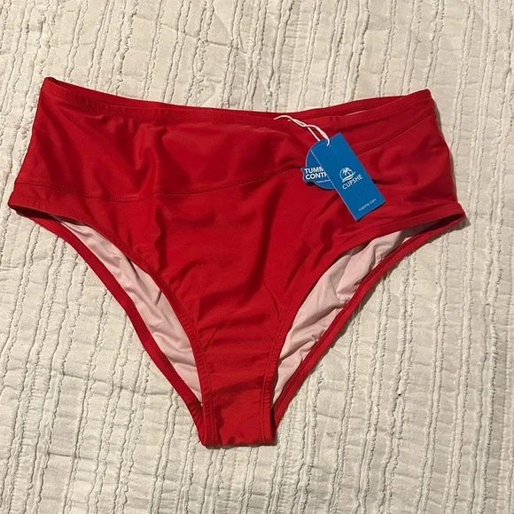 Cupshe Vibrant Red Bikini Set - Picture 4 of 8